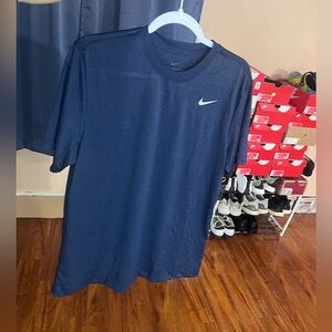 Nike Dri fit navy blue workout tee
